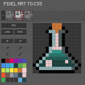 Pixel Art to CSS content thumbnail